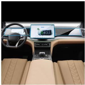 Displaybeschermfolie Voor BYD Voor Song L DMi 2024 12.8"" 15.6"" Navigatieschermbeschermer Gehard Glas Auto GPS Dashboard Film(Navigation 15.6""+instrument+co-pilot)