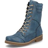 Rieker - Veterlaarsjes - Opaal - Imitatieleer - Warm Gevoerd