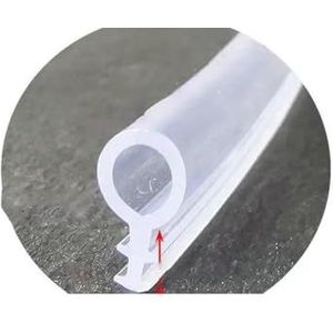 1/3/5 meter volledige grootte siliconen rubber T-vormige afdichtstrip deur raam glas kiervuller geluidsisolatie waterdicht winddicht-T-16 6x12mm-5 M