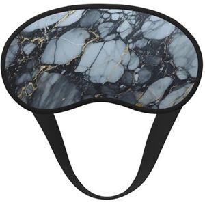 Zwart getextureerd marmer slaapmasker voor vrouwen mannen zacht en comfortabel slaapmasker verduisterende slaapoogbedekking voor reizen yoga dutje ploegendienst werk