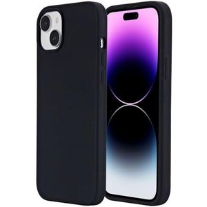 eSTUFF Infinite RIGA iPhone 15 Plus Silicone Case Black 100%, W128407505 (Silicone Case Black 100% Gerecycled Silicone)
