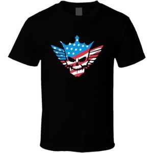 Cody Rhodes American Nightmare Skull Wrestling Fan T Shirt black L