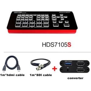 HDS7105 HDS7305 HDS8102 Videoschakelaar MD1010-MD1011 Super Mini-switcher 4 videoswitcher Naadloze Schakeling(7105S KIT1)