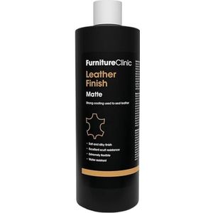 Lederen afdichtmiddel - 500 ml, matte afwerking. Geschikt voor lederen banken, auto-interieurs, handtassen, meubels en meer