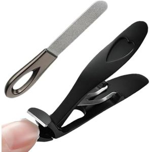 Senior nagelknipper, schuine nagelknipper, grote nagelknipper met schuine kop, brede kaak nagelknipper met brede opening, ergonomische nagelknipper voor mannen
