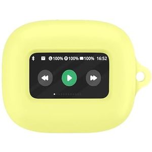 Voor JBL Live Flex 3 hoofdtelefoon case Siliconen case Drop-proof en stofdichte hoofdtelefoon case (Geel)