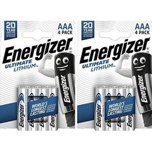 Energizer Ultimate L92 AAA Lithium Batterij (Pak van 8)