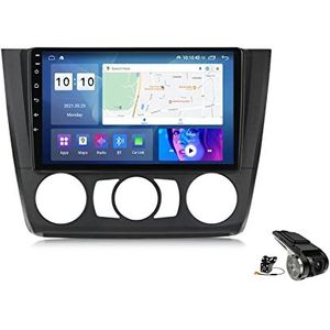 Autoradio Android 14 Dubbel-Din Bluetooth-radio voor serie E81 E82 E87 E88 2004-2012 GPS-navigatie 9 inch MP5 Multimediaspeler Video FM-ontvanger met 4G / 5G WiFi DSP RDS SWC Carplay,B,M300S