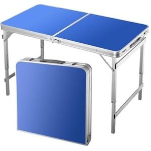 Computer Bureau Tafel Vierkante buis dikke klaptafel Huishoudelijke aluminium eettafel Outdoor Leisure Luie klaptafel Multifunctioneel Bijzettafel