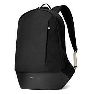 Bellroy Klassieke rugzak - Premium (lederen rugzak, comfortabele schouderbanden, houdt 15 inch laptop) - zwart zand