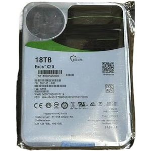 HIHSYEWYB Voor HDD 18TB SATA 7200 3.5 ''NAS Server Harde Schijf ST18000NM003D