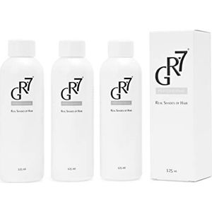GR-7 Lotion tegen Grijze Haren 125ml - 3 Stuks - Anti Grijze Haren voor Mannen en Vrouwen - Weg met Grijze Haren