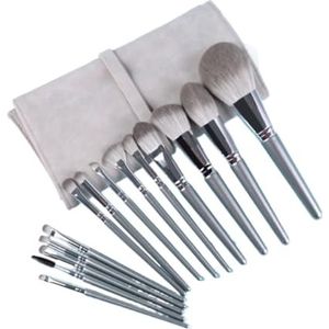 Make-up borstels sets make-up borstel set 14 stks zachte haren zijn zacht om aan te raken en geschikt voor beginners cosmetische borstel (voeg borstel zak)