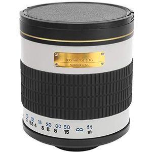 Telespiegellens, groot diafragma camera prime-lens voor EF-bevestiging (wit)