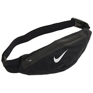 Nike Volwassenen Angled heuptas, zwart/zilver, 0