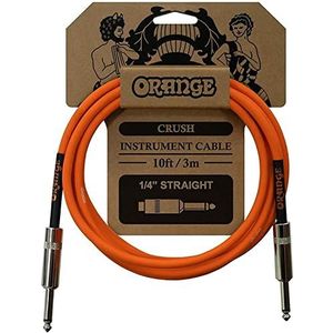 Orange Crush 10ft Instrument kabel, recht naar recht