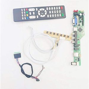 Voor LP125WH2-SLD1/SLT1 T.V53 screen controller drive board LVDS 40Pin WLED notebook PC 12.5 inch VGA+HDMI+AV+USB+RF 1366 * 768 DIY kit (LP125WH2-SLD1)