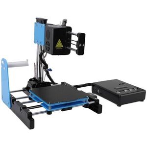 TIKATARER 3D-printer voor Kinderen en Beginners, Compacte Desktop 3D-printmachine met Afdrukformaat van Mm en Verwijderbaar Magnetisch Platform (EU-stekker)
