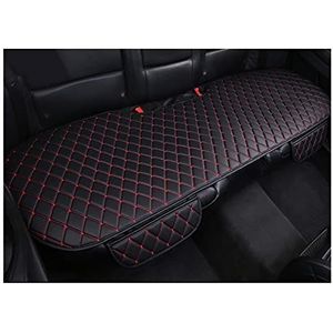 Stoelhoezen Beschermhoezen 1 St Lederen Auto Achterbank Kussenhoes Voor Subaru For Forester Voor Outback Voor Legacy Xv Wrx Sti Wrx Voor Impreza Brz(Black white Rear)