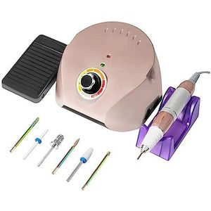 Nagelvijl elektrisch, Professionele Elektrische Nagelpolijstmachine, Freesmachine For Manicurenagel, Boorgereedschap Nagelpedicure Art-apparaat(ROSE GOLD)