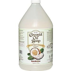 Nutribiotic Pure kokosoliezeep, ongeparfumeerd, 128 vloeistof ounce