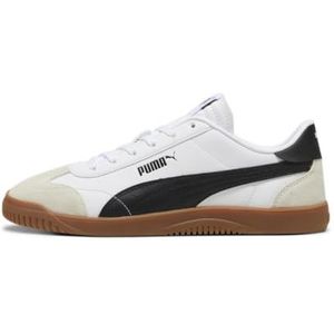 PUMA Heren Club 5v5 Sneaker, Wit Zwart-Vapor Grijs, 7 UK, Puma Wit PUMA Zwart Vapor Grijs, 40.5 EU