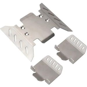 3PCS Rvs Chassis Armor As Protector Skid Plate Voor 1/6 RC Crawler Auto Axiale SCX6 AXI-105000 Upgrade onderdelen