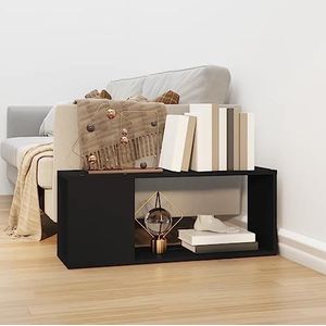 DIGBYS TV Kast Zwart 80x24x32 cm Engineered Hout