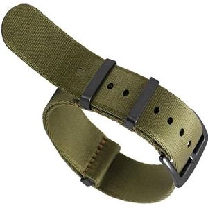 dayeer NATO nylon horlogeband voor Rolex 300 Sport Militaire Parachute Band Armband 20mm 22mm (Color : B01, Size : 20mm)