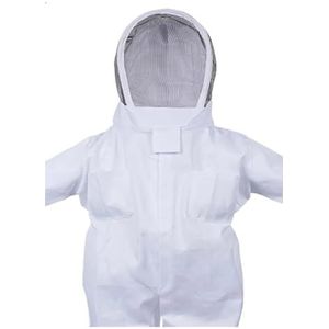 Volledi lichaamskleding for bijenhouders Professionele kleding for bijenhouders Bescherming bijenpak Veiligheidssluier Unisex Kinderen Beschermend ,Bijenhouderijbenodigdheden(L with gloves)