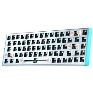 QPSJXN F3368 68 Backlight Hot Swap Toetsenbord Wired Bluetooth 2.4G Android Windows