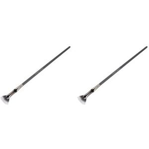 2 set Wimper Wenkbrauw Borstel Fan Vorm Cosmetische Applicator voor Natuurlijke Wimpers