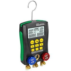 Digitale krachtmeter Digitale vacuümdrukmeter Manometer Koeling Spruitstuk Tester Meter Temperatuur Tester Digitale Manometer Meter voor het lesgeven in het schoollab(Type2)