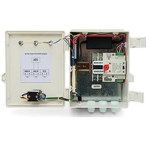 Generator Eenfasige 220V 380V Automatische Overdrachtschakelaar Controle Systeem Pannel Box (Kleur: 220V)