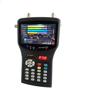 Satellietzoekers 4,3-inch handheld combo-satellietzoeker DVB-S2+T2+C-ontvanger Kpt- 265ST+ CCTV-monitor DVB-S/S2 MP4 Hevc(H.265) AVS+ LCD-scherm met meter met satellietdetectie (Color : Kpt 265st add