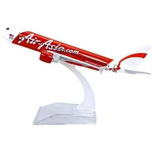 Schaalmodel Vliegtuig Voor Airbus A320-200 1:400 AirAsia Rode Vliegtuigen Legering Spuitgieten Schaalmodel Eindproduct Vliegtuig Collectie