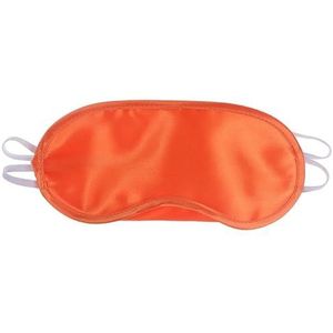 Zijde slaapmasker, Zijden slaapmaskers for de ogen 1 stuk Zijden slaapmasker Oogmasker met zachte oogbescherming Blinddoek Reisooglapje(Orange)