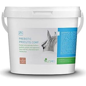 Valetumed PREBIOTIC PROCUTIS COMP., 2500 g, aanvullend voer voor paarden, bevordert de hoefhoornkwaliteit, regenereert huid en vacht, ideaal bij het verwisselen van vacht, aanbevolen door