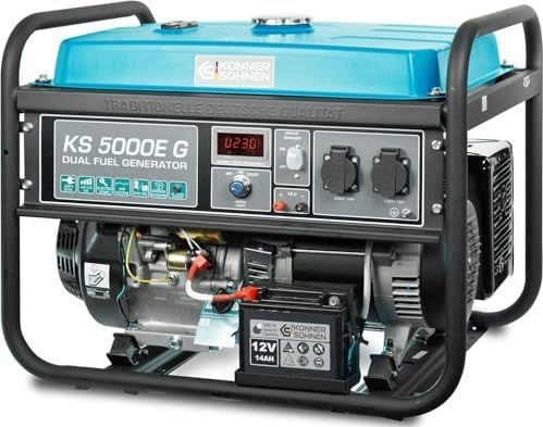 Könner & Söhnen - KS 5000E G - LPG/Benzine Generator