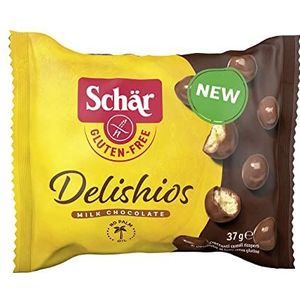 Delishios Crunchy Balls in Chocolade Glutenvrij 37 g Schar