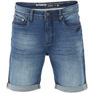 riverso heren Bermuda Jeans Shorts RIVUdo korte broek Denim Short 99% katoen grijs lichtblauw blauw w30 - w42