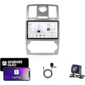 Android 13 Dubbel Din Auto Stereo Touchscreen Auto Stereo Voor Chrysler 300C 2004-2008 Met Bluetooth GPS Navigatie WiFi FM Radio USB/SWC/Plug en Play Ondersteuning Carplay&Android Auto(4 Core Wifi 2G+