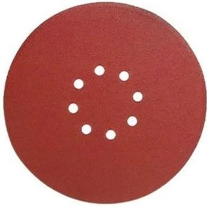 DHRCONPA 225 mm 9 inch 8-gats schuurmachine met korrel 40-2000 Schuurpapier Houtbewerking Metaal Slijpen Polijstgereedschap Schuurschijven