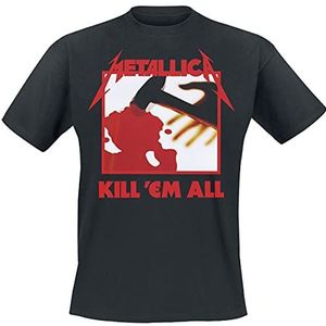 Metallica Kill 'Em All T-shirt zwart S 100% katoen Band merch, Bands