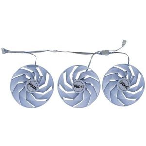 GPU-koeler FD10015M12D, videokaartventilator voor Sapphire PURE RX 7700 XT 12G voor 7800 16 GB PULSE 7900 20G(Tiple Fan)