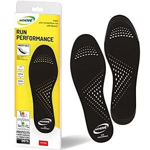 Noene RUN PRESTATIES Invisible Antishock inlegzolen voor sportschoenen, perfect voor sport en dagelijks gebruik, ideaal voor mannen en vrouwen h: 2 mm - 43-46