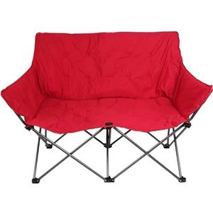 Camping Love Seat-stoel, rood, campingstoelen for volwassenen, buitenstoel, visklapstoel