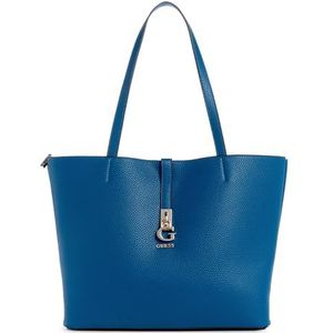 GUESS Dames Gianessa Elite Tote, schoudertas, petrol, eenheidsmaat, Benzine, Eén maat