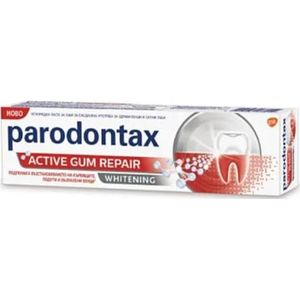 Parodontax Tandpasta Active Gum Repair Whitening, Pack van 4, 75 ml