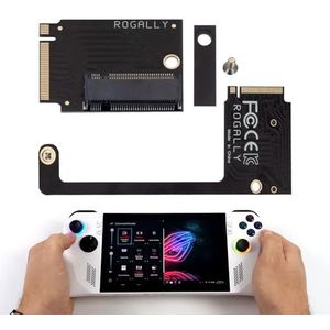 Voor Rog Ally PCIE4.0 SSD Geheugenkaart Adapter Converter Transfer Board Handheld Game 90 ° M2 Transfercard Adapter (lang)